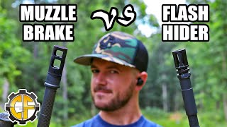 Muzzle Brake vs Flash Hider [upl. by Ajnat38]