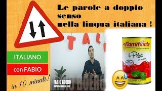 PARLIAMO ITALIANO COME I MADRELINGUA LE PAROLE A DOPPIO SENSO CON FABIO BOERO [upl. by Souvaine661]