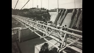 Warragamba Dam 1948  1960 construction of current dam NSW [upl. by Chavey]