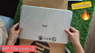 Hp 15s core i3 12 Generation laptop unboxing [upl. by Wohlen]