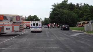 Emergency crews at hazardous chemical spill in Greenfield Industrial Park [upl. by Irpak]