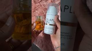 Olaplex No6 and No7  Favorite hair care repurchases 💕 They help to control hair frizz immensely [upl. by Clemen113]