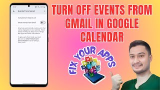 How to Turn Off Events From Gmail in Google Calendar [upl. by Meihar]