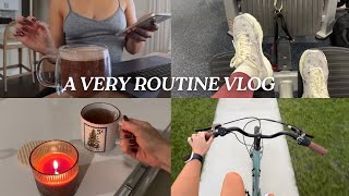 A very routine heavy vlog workouts online fitness coaching protein ice cream activewear haul [upl. by Nnaecarg]