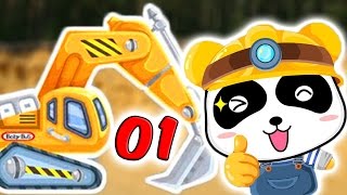 BABY BUS  Auf der Baustelle 1 🚜 Wir fahren den Bagger 🚜 Pandido Gaming [upl. by Tips]