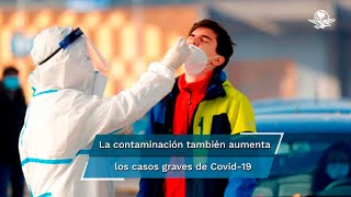 Coronavirus se transmite más rápido con la polución advierte estudio [upl. by Anais632]