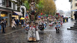 Luzerner Fasnacht 2024 Plakettenpräsentation LFK  Chatzemusig Chappelgnome Dracheschwänz [upl. by Stulin]