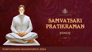 Samvatsari Pratikraman Hindi Paryushan 2024  Param Gurudev Shree Namramuni MS  8 Sep 24 [upl. by Naillig]