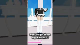 ✨️😍HOW TO GET THE LEG WARMERS ✨️🤔roblox dti shorts [upl. by Nodnas]