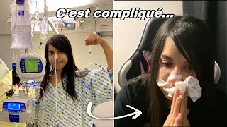 Sortie de l’hôpital routine retour chez moi Vlog [upl. by Irrak]