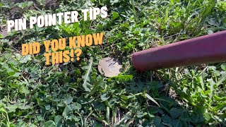 Pin Pointer Tip  Extremely Useful when Metal Detecting [upl. by Letsirc992]