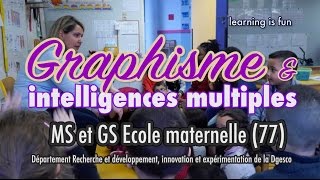 Graphisme et intelligences multiples en maternelle MS et GS eduinov [upl. by Ber]