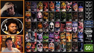 Lets Players Reaction To Trying 5020 Mode For The First Time  Fnaf Ultimate Custom Night [upl. by Ahtis]