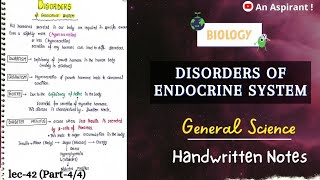 Endocrine System Unit9 Part4  Biology  General Science  Lec42  An Aspirant [upl. by Unam224]