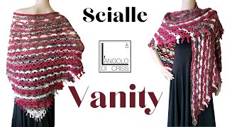 TUTORIAL scialle alluncinetto quotVANITYquot [upl. by Dredi]