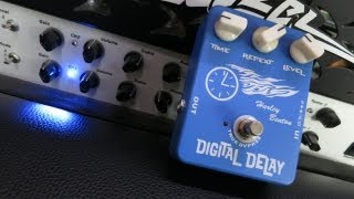 Harley Benton Joyo Digital Delay Pedal Demo [upl. by Ihcelek]