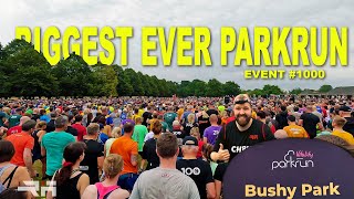 Biggest Ever Parkrun  Bushy Park 1000 [upl. by Kaasi]