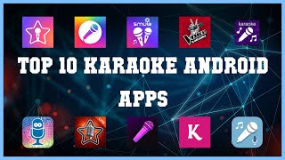 Top 10 Karaoke Android App  Review [upl. by Brewster]