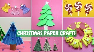 Christmas Paper Crafts for Kids  Christmas Ideas [upl. by Halilad177]