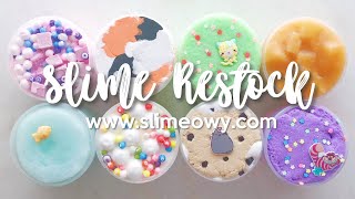 SLIME RESTOCK NEW SNOW FIZZ amp CEREAL BRINGING BACK FAVORITES  Sept 22nd [upl. by Alemaj]