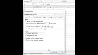 youtubeshort exceltips Pivot Table Option to remove DIV and Empty Cells [upl. by Fujio447]