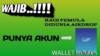 Tutorial Membuat Alamat Wallet ImTokenERC20  PEMULA WAJIB TAU [upl. by Alol]