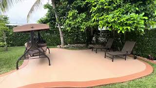 viralvideo columpio para patio comodo y durable [upl. by Maples]