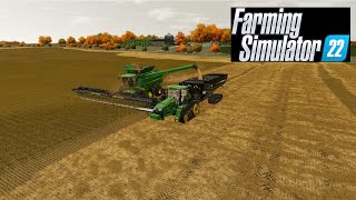 Into Soybeans Episode 16 fs22 MillennialFarmer [upl. by Pavla]