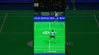 2 Point Kontroversi Ginting Vs CTC di Final Hylo Open 2022 shortsvideo badmintonlovers badminton [upl. by Bellis956]