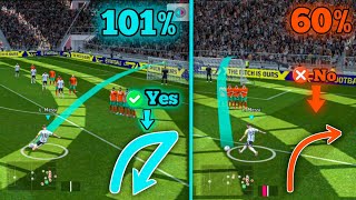 Efootball Best FreeKick Tutorial 💯  efootball 2023 mobile [upl. by Natalya]