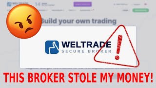 WELTRADE BROKER REVIEW SCAM ALERT🚨THIS BROKER STOLE MY MONEY LOST 1227 [upl. by Nref692]