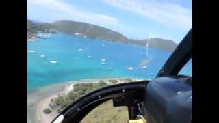 BVI Necker Helicopter Flight [upl. by James]