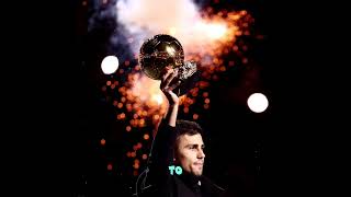 quotRodri Presents Ballon dOr at Etihad Stadium Before Cityvs Spurs Matchquot [upl. by Ahsiuqram808]