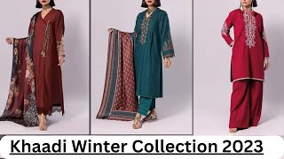 Khaadi Winter Collection 2023 [upl. by Zetroc571]