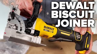 UNBOXING 20V MAX Brushless Cordless Biscuit Joiner DCW682B [upl. by Yasui]