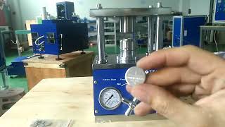 Hydraulic Coin Cell Crimper for All Types of Button WWWTMAXCNCOM [upl. by Alexandria219]