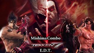 Tekken 7 Mishima Combo  The birth of a curse [upl. by Yelnik]