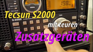 Tecsun S2000 Weltempfänger teure Zusatzgeräte ► Grahn Antenne ► Telereader Decoder ► Sprachextractor [upl. by Aicertal140]