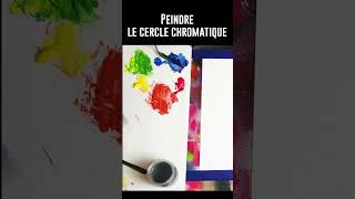 comment peindre le cercle chromatique  Apprendre la peinture pour débutant [upl. by Aylsworth]