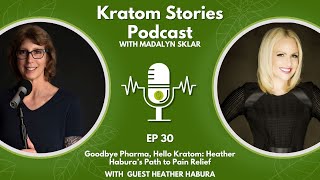 Ep 30 Goodbye Pharma Hello Kratom Heather Habura’s Path To Pain Relief [upl. by Ayanej]