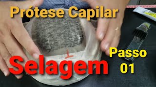 CURSO DE PRÓTESE CAPILAR  PASSO 1  COMO SELAR A PRÓTESE CAPILAR [upl. by Karla60]