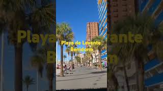 Playa de levante Benidorm viajerosperrunos [upl. by Swirsky362]