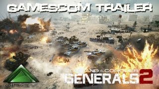 Command amp Conquer Generals 2  Gamescom Trailer [upl. by Llirrem]