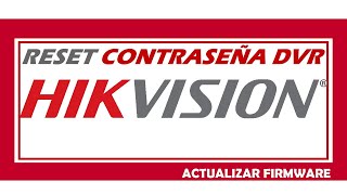 RESETEAR DVR hikvision  como resetear contraseña dvr hikvision  ✅ [upl. by Llimaj]