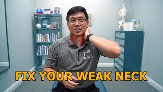 Unstable Neck Fix It With This Simple Exercise  Physical Therapist Teaches  Cervical Impact Chin [upl. by Vanhomrigh]