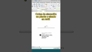 Cómo colocar una cota de elevación en una planta y alzado en Revit  Cotas de nivel en Revit [upl. by Melvyn]