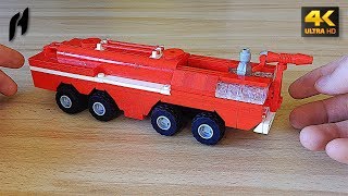 How to Build MAZ731016001 AA60 Fire Truck MOC  4K [upl. by Daas298]