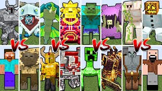 ALL MUTANT MOBS VS MOWZIES MOBS TOURNAMENT Minecraft Mob Battle [upl. by Pozzy]