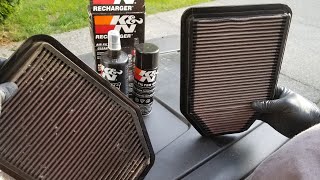 KampN air filter cleaning and recharging [upl. by Samuele]