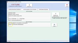 Fatturazione Elettronica  Configurazione emissione fattura [upl. by Enahpets]